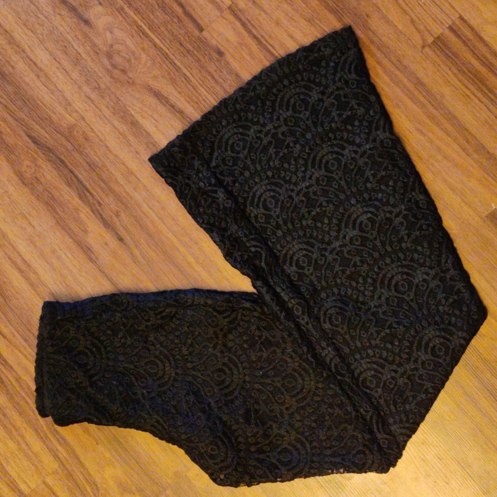 {H&M Coachella} Black Lace Pants